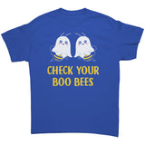 Check Your Boo-Bees Ghost Halloween Unisex T-Shirt