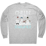 Chillin' with my Snowmies Snowman Unisex  Long Sleeve T-Shirt