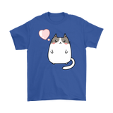 Cute KAWAII CAT with Heart Unisex T-Shirt