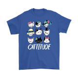 CATTITUDE Cat Faces Men's or Women's T-Shirt