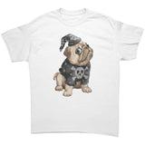Cute Witchy Halloween PUG Unisex T-Shirt