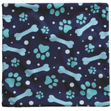DOG PAWS and BONES Design Pillows and Pillow Covers