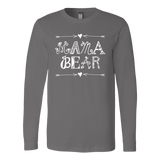 MAMA BEAR Long Sleeve T-Shirt, Canvas Brand - J & S Graphics