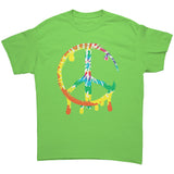 Dripping Tie Dye Paint PEACE Sign Unisex T-Shirt