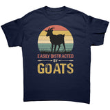 Easily Distracted by Goats Unisex T-Shirt