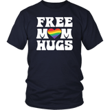 FREE MOM HUGS Pride LGBTQ Unisex Short Sleeve T-Shirt - J & S Graphics