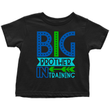 BIG BROTHER in TRAINING Toddler T-Shirt - J & S Graphics