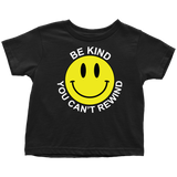 ANTI-BULLYING T-Shirt Retro BE KIND, YOU CAN'T REWIND Toddler T-Shirt, #antibullying - J & S Graphics