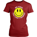 ANTI-BULLYING T-Shirt Retro BE KIND, YOU CAN'T REWIND Women's T-Shirt, #antibullying - J & S Graphics