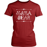 MAMA BEAR Design Women's Short Sleeve T-Shirt - J & S Graphics