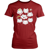 FUNNY CAT FACES Women's T-Shirt - J & S Graphics