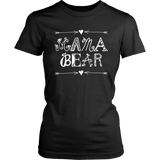 MAMA BEAR Design Women's Short Sleeve T-Shirt - J & S Graphics