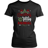 MERRY CHRISTMAS, Ya Filthy Animal Women's T-Shirt - J & S Graphics