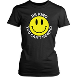 ANTI-BULLYING T-Shirt Retro BE KIND, YOU CAN'T REWIND Women's T-Shirt, #antibullying - J & S Graphics