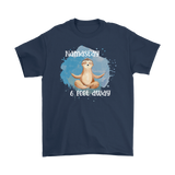 Namast'ay 6 Feet Away Yoga Sloth Unisex T-Shirt Social Distancing