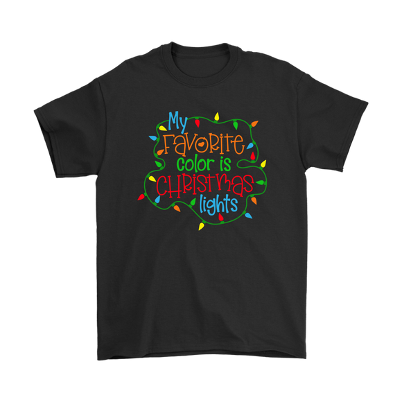 My Favorite Color is CHRISTMAS LIGHTS Unisex T-Shirt