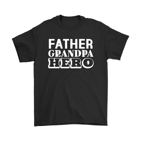 FATHER GRANDPA HERO Men's Short Sleeve T-Shirt