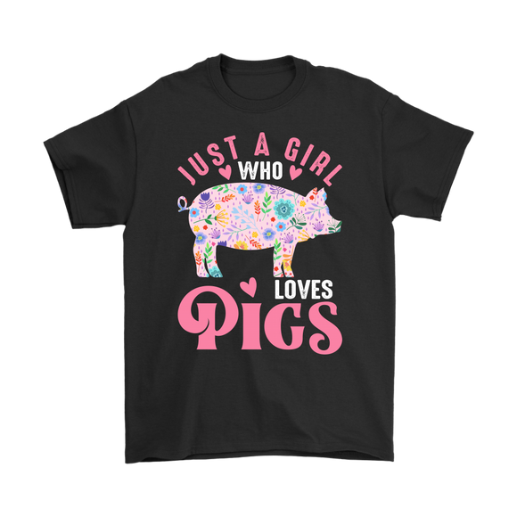 Just a Girl Who Loves PIGS Unisex T-Shirt