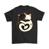 Day and Night Hugging CATS Men's T-Shirt