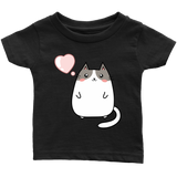 Cute KAWAII CAT with Heart Infant T-Shirt