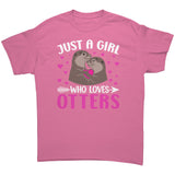Just a Girl Who Loves Otters Unisex T-Shirt