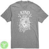 KIND and BRAVE Lion 100% RECYCLED Fabric T-Shirt