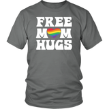 FREE MOM HUGS Pride LGBTQ Unisex Short Sleeve T-Shirt - J & S Graphics