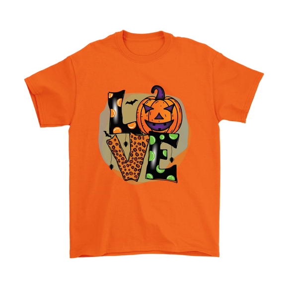 LOVE Halloween Pumpkin/Jack 'O Lantern Unisex T-Shirt