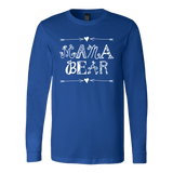 MAMA BEAR Long Sleeve T-Shirt, Canvas Brand - J & S Graphics