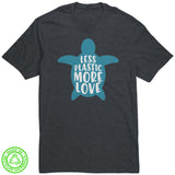 Less Plastic More Love 100% RECYCLED Fabric T-Shirt