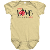 Little Love Bug One Piece Snap Baby's Bodysuit Ladybug