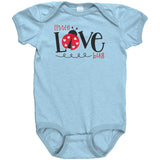 Little Love Bug One Piece Snap Baby's Bodysuit Ladybug