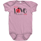 Little Love Bug One Piece Snap Baby's Bodysuit Ladybug