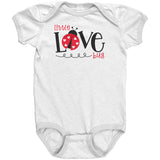 Little Love Bug One Piece Snap Baby's Bodysuit Ladybug