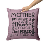 MOTHER Pillows and Pillow Covers, Mother's Day Gift
