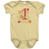 MY FIRST FALL Baby's First Snap One Piece Bodysuit
