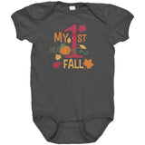 MY FIRST FALL Baby's First Snap One Piece Bodysuit