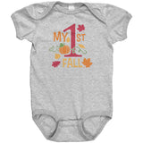 MY FIRST FALL Baby's First Snap One Piece Bodysuit