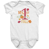 MY FIRST FALL Baby's First Snap One Piece Bodysuit