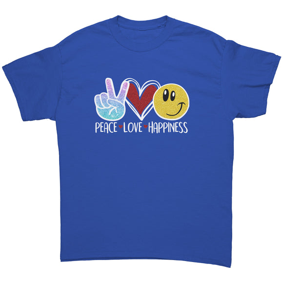 PEACE LOVE HAPPINESS Unisex T-Shirt