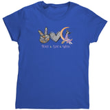 PEACE LOVE WITCH Women's Halloween T-Shirt