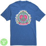 PEACE and LOVE 100% RECYCLED Fabric T-Shirt