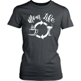 MOM LIFE, Coffee, Repeat Women's T-Shirt - J & S Graphics