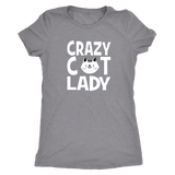 Crazy Cat Lady Women's Triblend T-Shirt - J & S Graphics