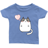 Cute KAWAII CAT with Heart Infant T-Shirt