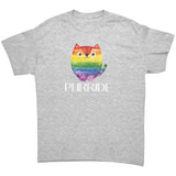 Purride Pride Rainbow Kitty Cat Unisex T-Shirt