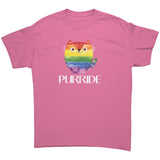 Purride Pride Rainbow Kitty Cat Unisex T-Shirt