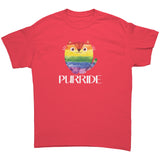 Purride Pride Rainbow Kitty Cat Unisex T-Shirt