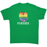Purride Pride Rainbow Kitty Cat Unisex T-Shirt