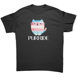 Purride Pride Trans Kitty Cat Unisex T-Shirt